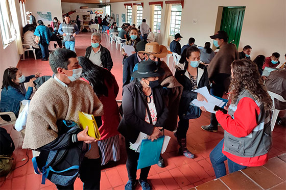 Habitantes de Boyacá reciben socialización sobe resultados de catsatro Multipropósito